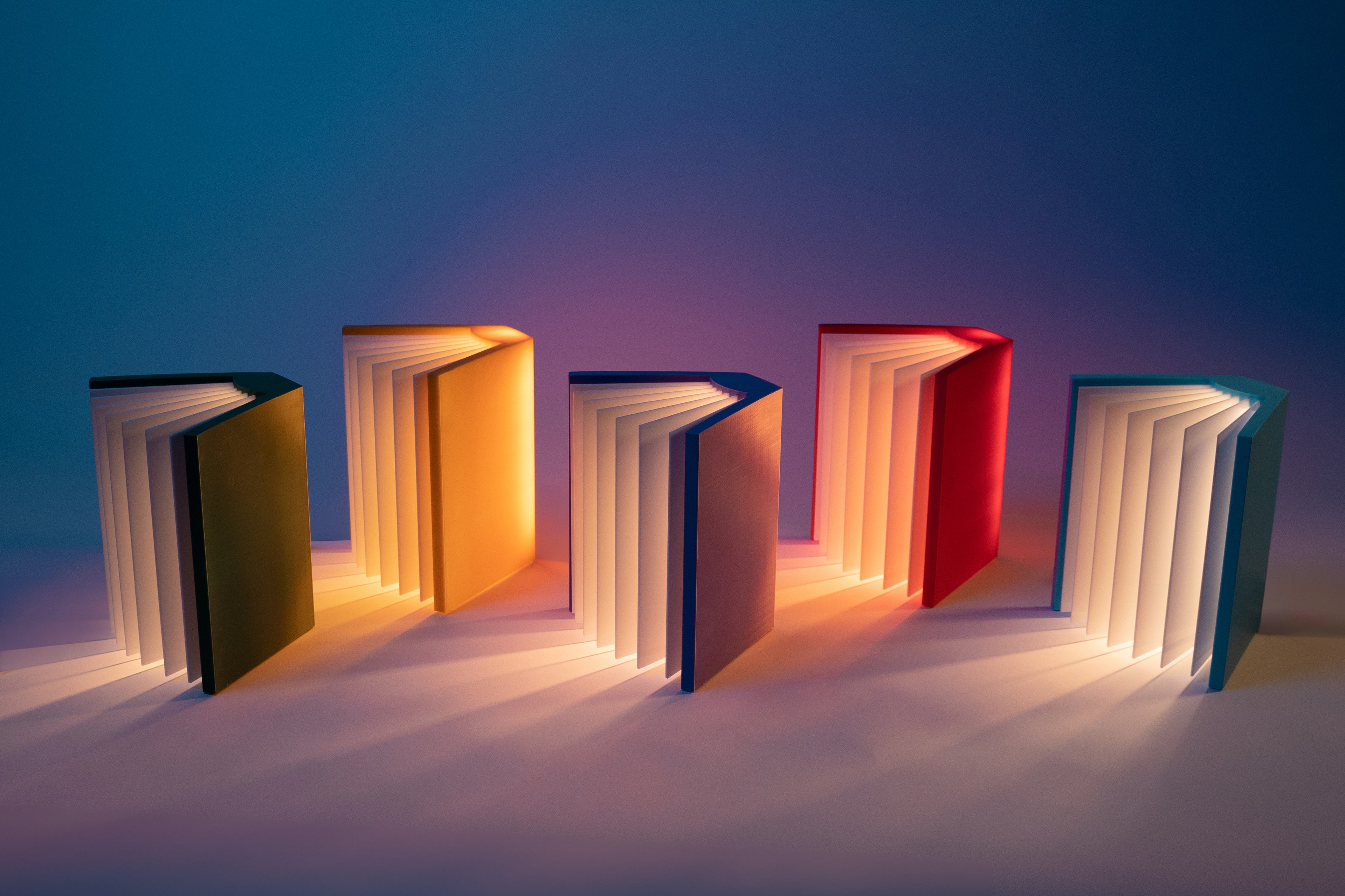 Storm Unlimited colored booklamps